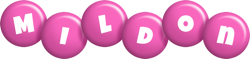 Mildon candy-pink logo