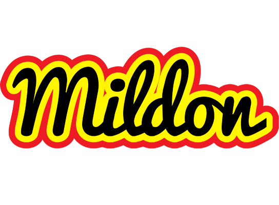 Mildon flaming logo