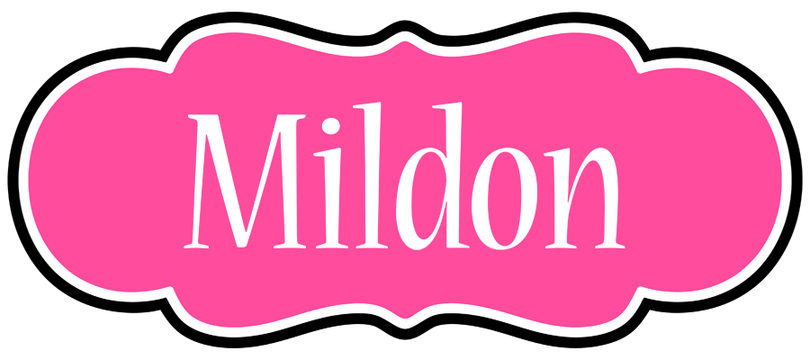 Mildon invitation logo