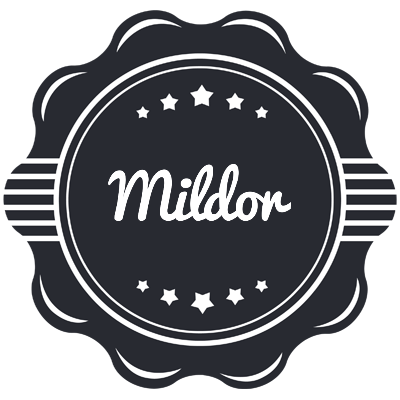 Mildor badge logo