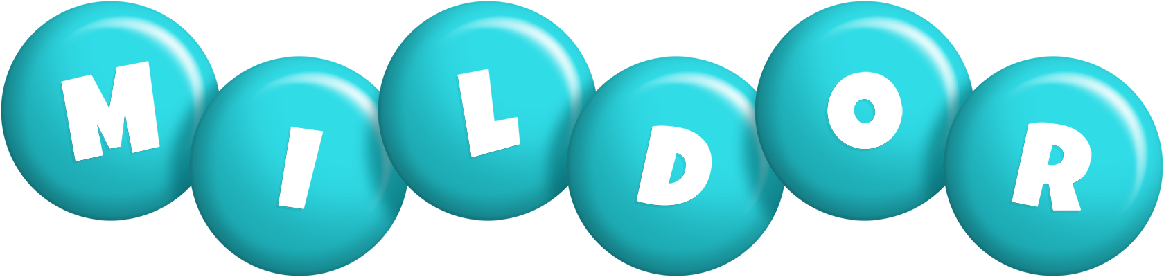 Mildor candy-azur logo