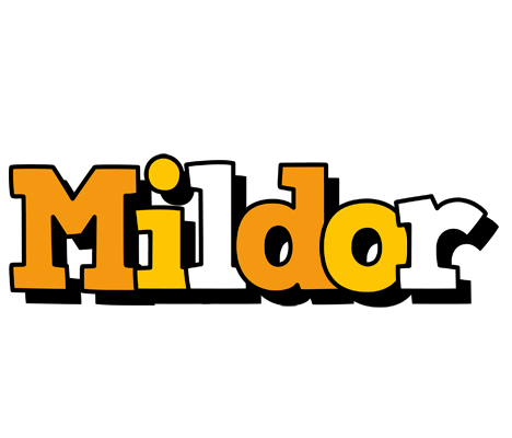 Mildor cartoon logo