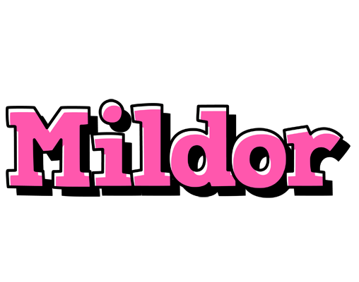 Mildor girlish logo