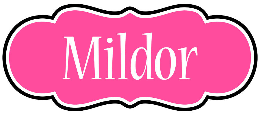 Mildor invitation logo