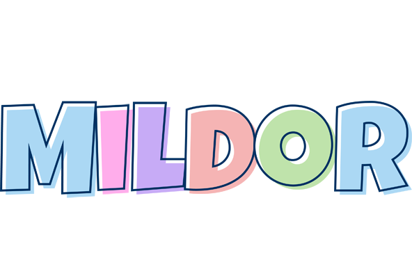Mildor pastel logo