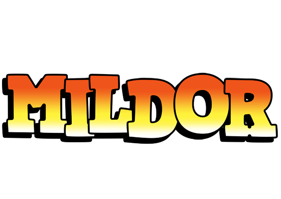Mildor sunset logo