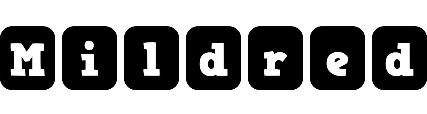 Mildred box logo