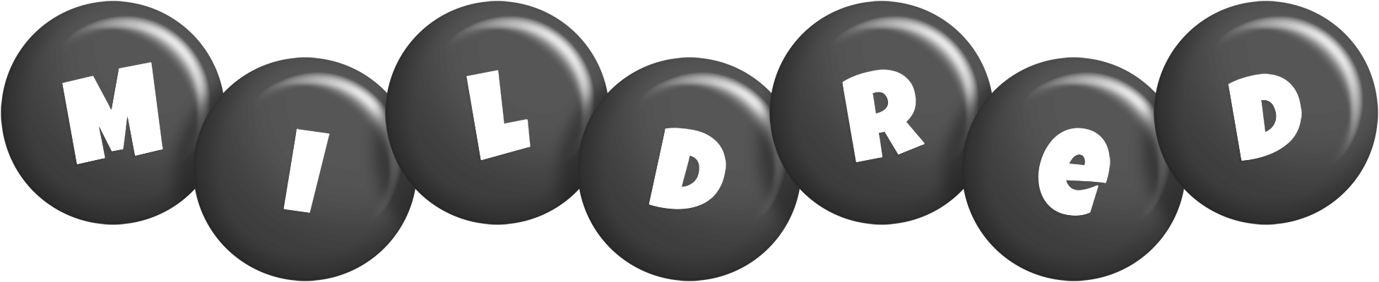 Mildred candy-black logo