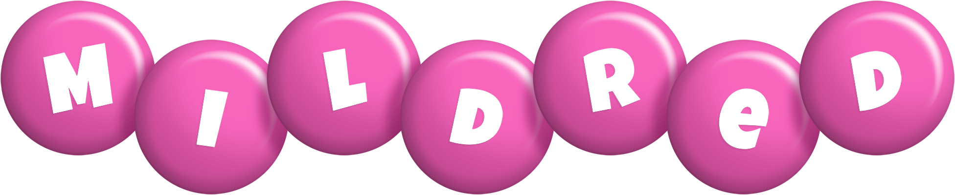 Mildred candy-pink logo
