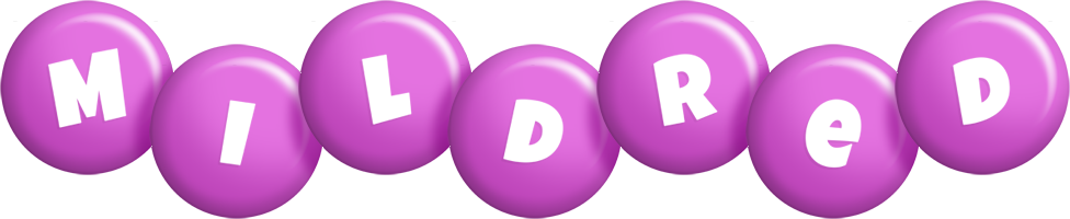 Mildred candy-purple logo