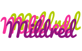 Mildred flowers logo
