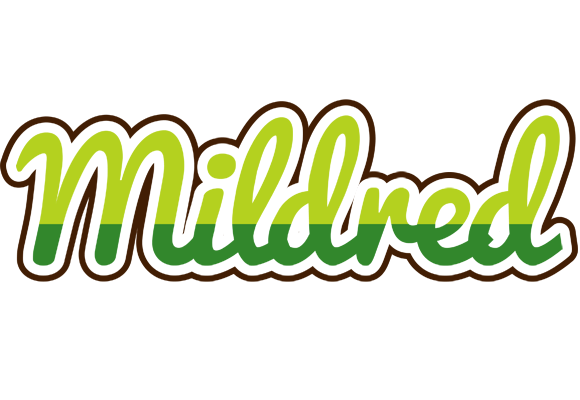 Mildred golfing logo