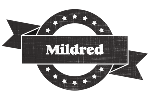 Mildred grunge logo