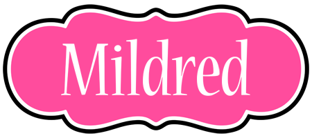 Mildred invitation logo