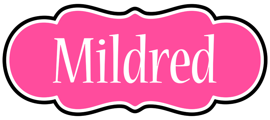 Mildred invitation logo