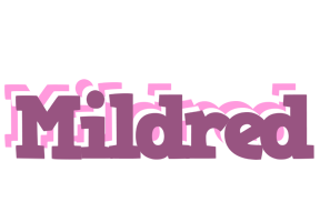 Mildred relaxing logo