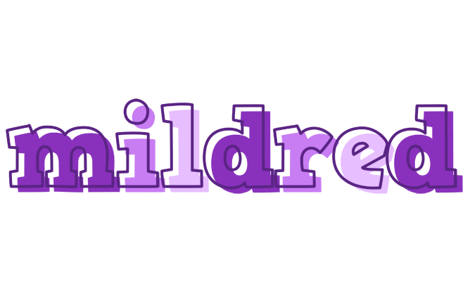 Mildred sensual logo