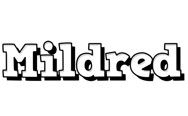 Mildred snowing logo