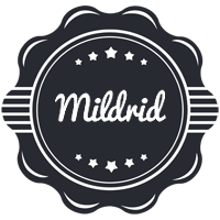 Mildrid badge logo