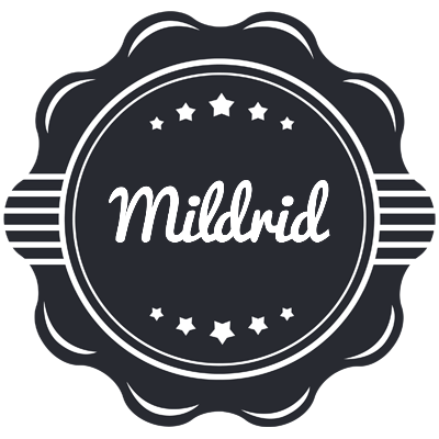 Mildrid badge logo