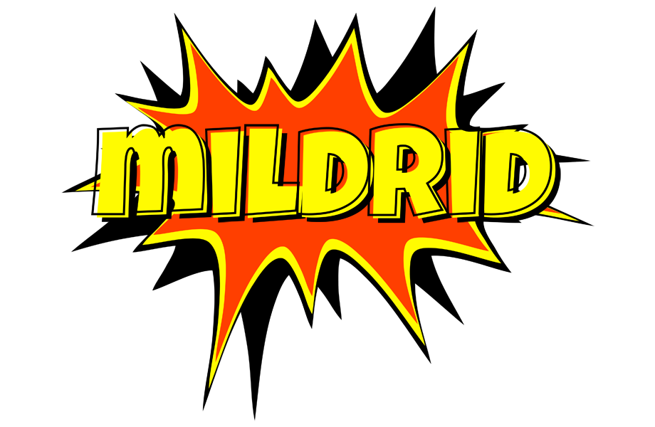 Mildrid bazinga logo