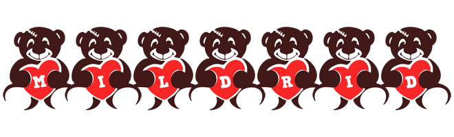 Mildrid bear logo