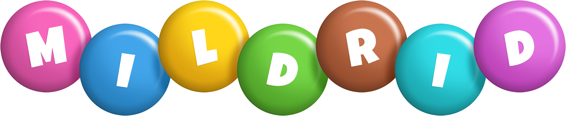 Mildrid candy logo