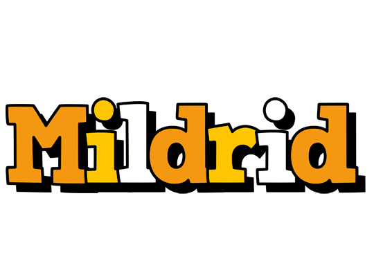 Mildrid cartoon logo