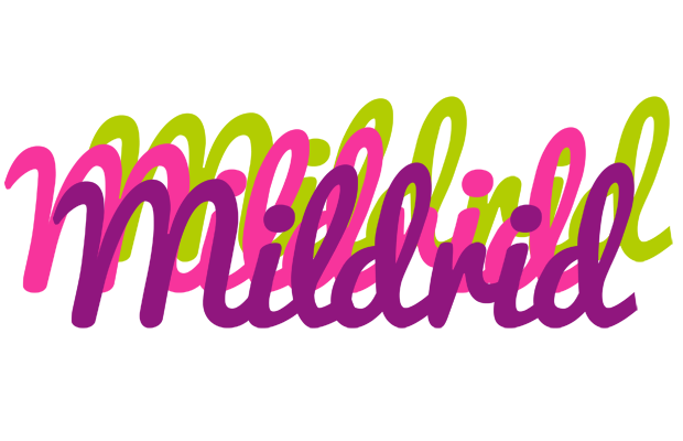 Mildrid flowers logo