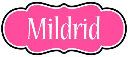 Mildrid invitation logo