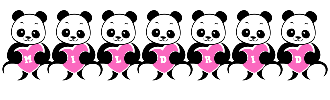 Mildrid love-panda logo