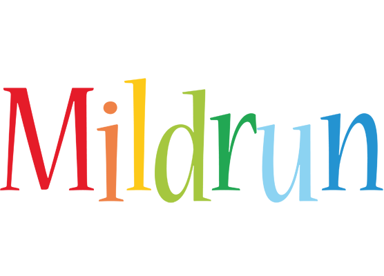Mildrun birthday logo
