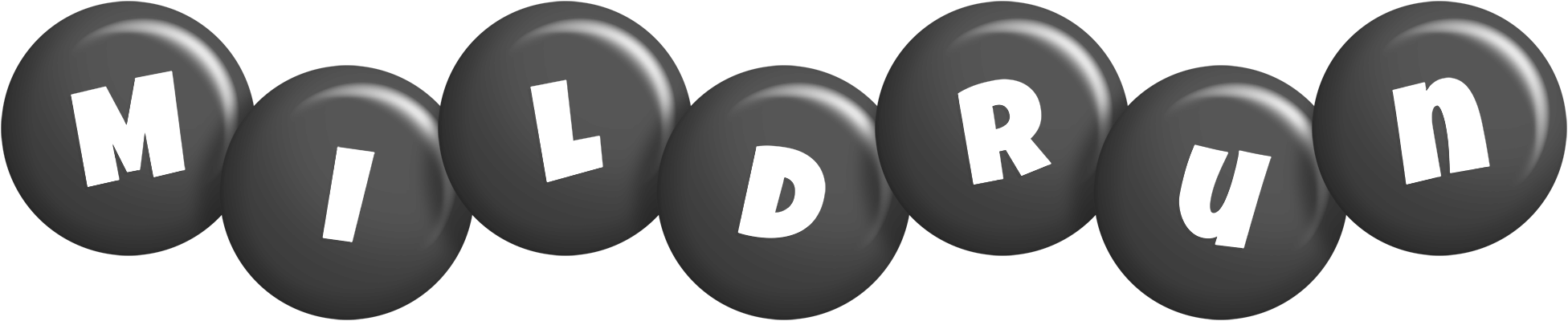 Mildrun candy-black logo