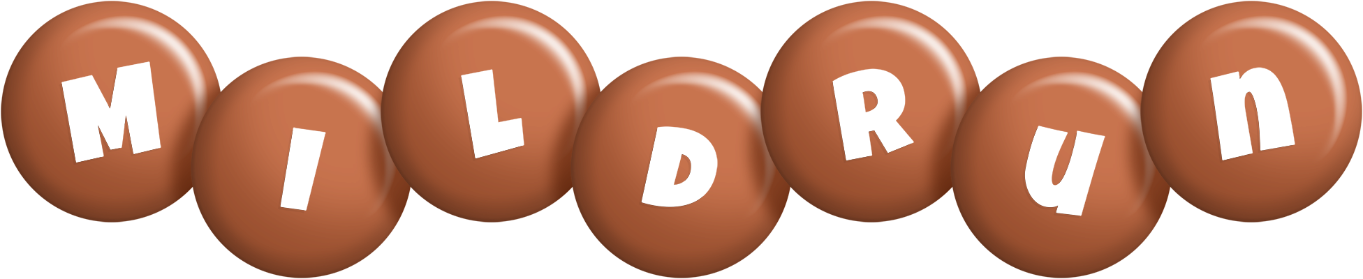 Mildrun candy-brown logo