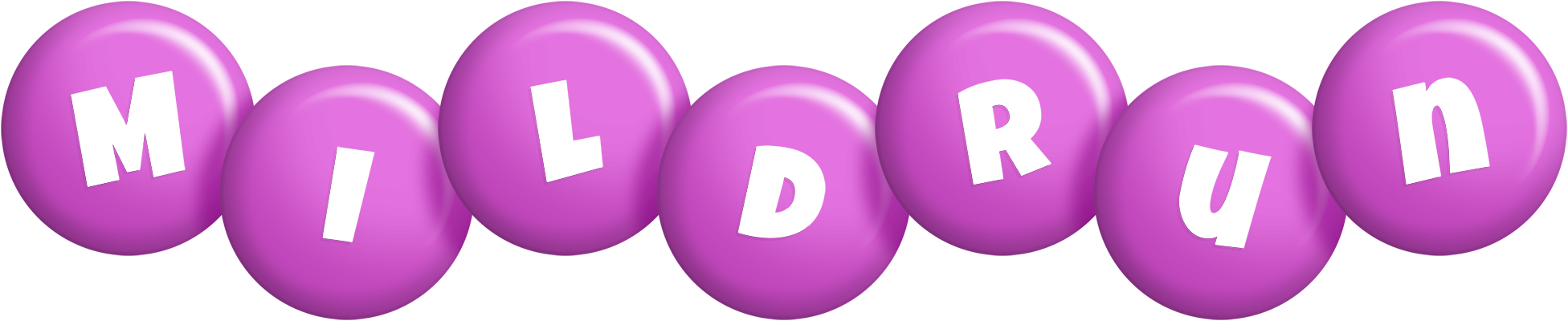 Mildrun candy-purple logo