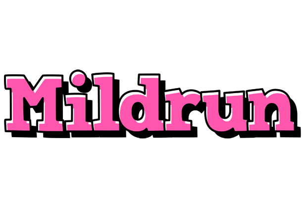 Mildrun girlish logo