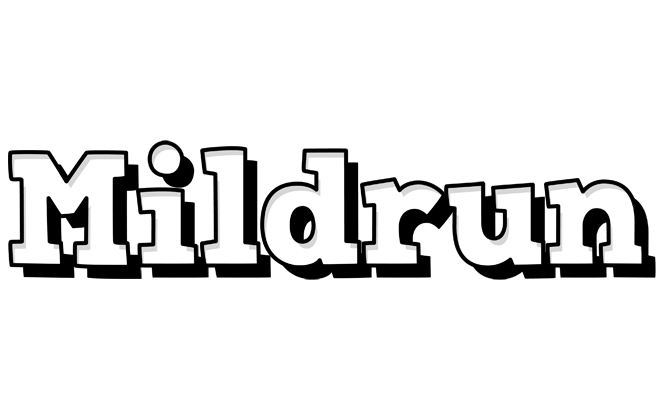 Mildrun snowing logo