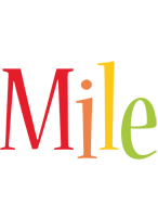 Mile birthday logo