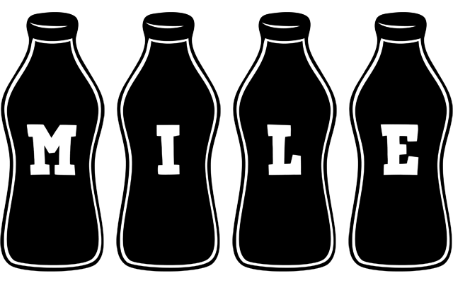 Mile bottle logo
