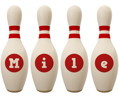 Mile bowling-pin logo