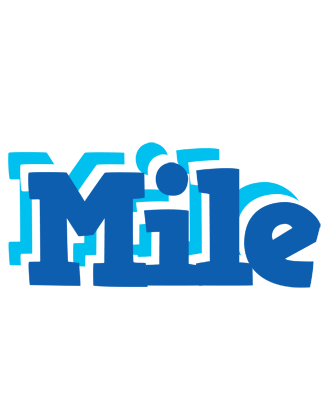 Mile business logo