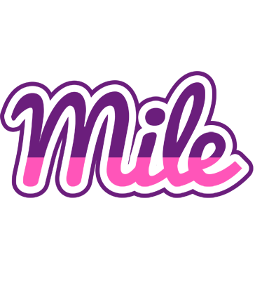 Mile cheerful logo