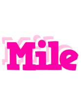 Mile dancing logo