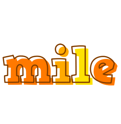 Mile desert logo