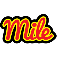 Mile fireman logo