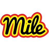 Mile flaming logo