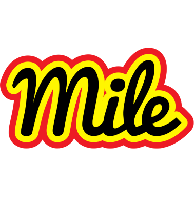Mile flaming logo