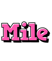 Mile girlish logo