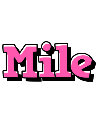 Mile girlish logo