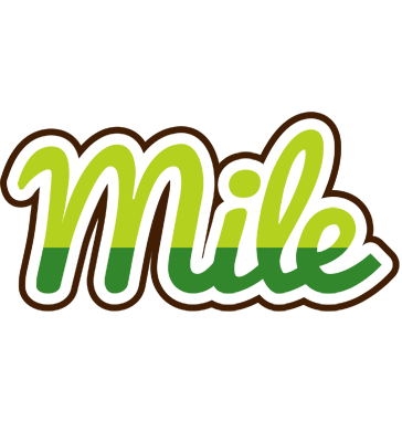 Mile golfing logo